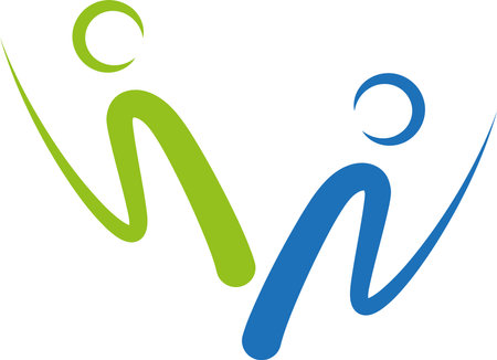 illustration of a family icon on white background done in retro style.のイラスト素材