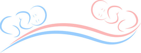 This image is a vector illustration and can be used as a background, baby backgroundのイラスト素材