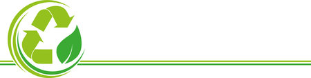 Recycling symbol with green leaves and space for your text.のイラスト素材