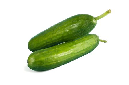 green cucumbersの写真素材
