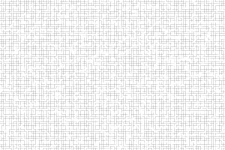 Grey lines on a white background forming cell maze. Pattern abstract backgroundの写真素材