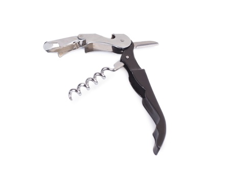 pocket knife on white backgroundの写真素材