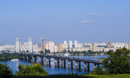 View of Paton Bridgeのeditorial素材