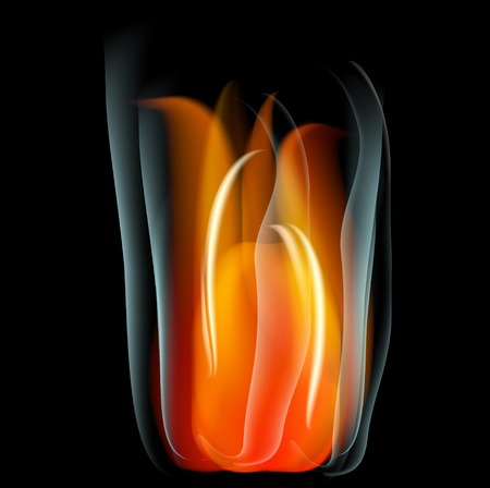 Burn flame fire abstract background. Vector.  のイラスト素材