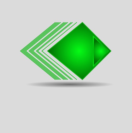 Abstract Geometric Green Triangle Pattern.  Backgroundのイラスト素材
