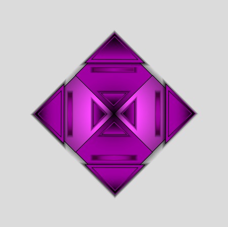 Modern vector background with colored purple triangleのイラスト素材