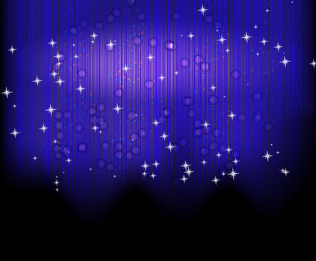 Abstract blurred glowing background with sparks. Vector illustration. のイラスト素材