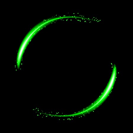 green neon vector background. abstract. Vector. のイラスト素材