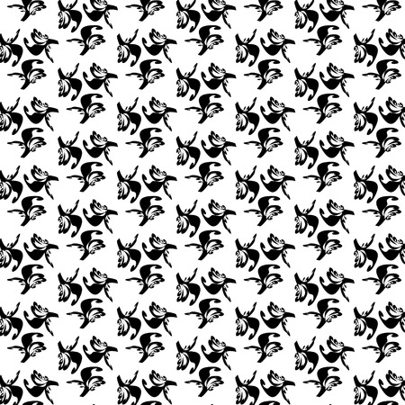 Vector pattern - geometric simple modern texture. のイラスト素材