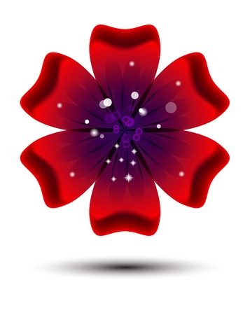 Brochure design, abstract background with beautiful colored flower pattern. のイラスト素材