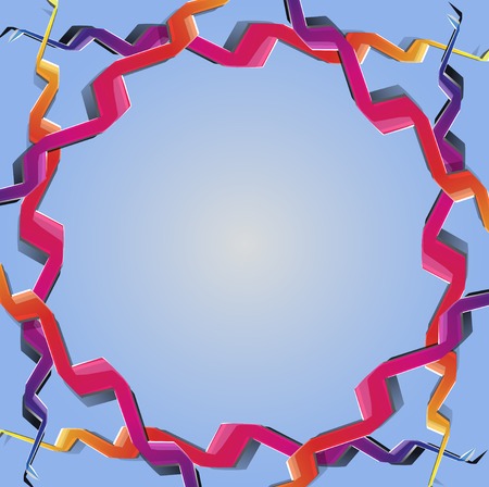 Abstract colorful background. Modern design pattern. Red  yellow pink purple bright line. のイラスト素材