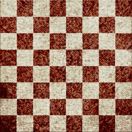 vintage crack old scratched empty chess board. abstract grunge background.のイラスト素材