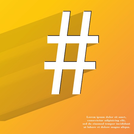 sharp. Flat modern web button with long shadow and space for your text. .の写真素材