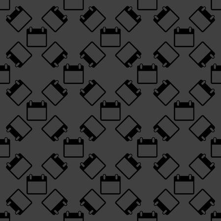 Calendar web icon. flat design. Seamless pattern.のイラスト素材