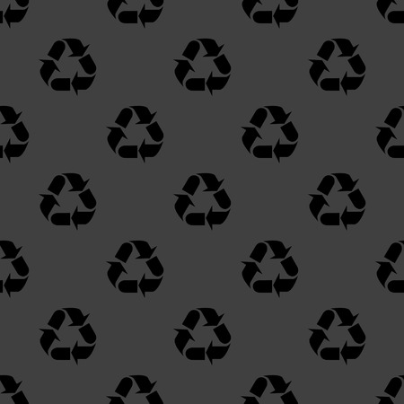 processing web icon. flat design. Seamless gray patternのイラスト素材