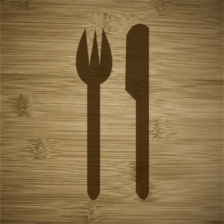 cutlery, knife, fork  のイラスト素材