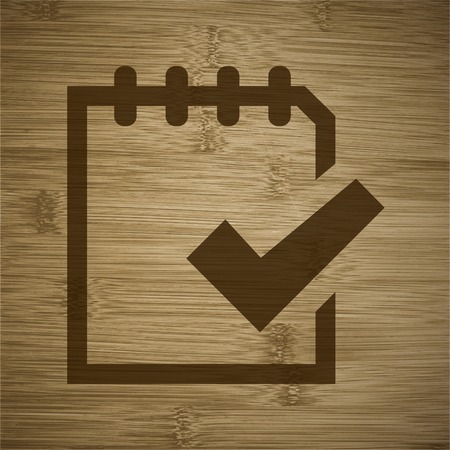 Notepad paper Documents. のイラスト素材