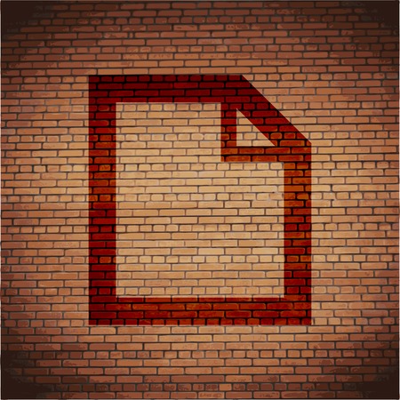 blank paper. Flat modern web button and space for your text. Vector. EPS10のイラスト素材