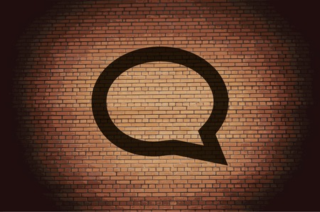 cloud thoughts. Flat modern web button and space for your text. Vector. EPS10のイラスト素材