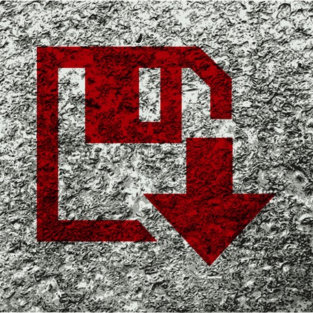 floppy disk download. Flat modern web button  and space for your text. Vector. EPS10のイラスト素材