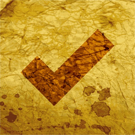 tick .Flat modern web button and space for your text. Vector. EPS10のイラスト素材