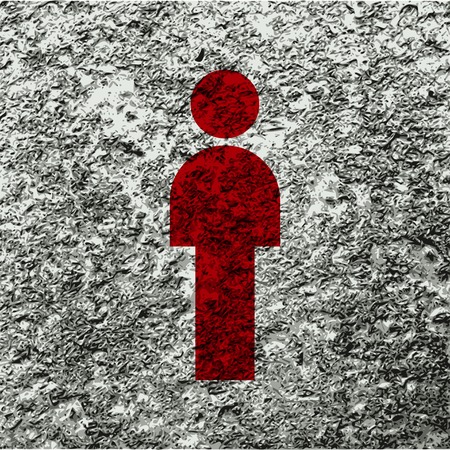 man restroom.  Flat modern web button and space for your text. Vector. EPS10のイラスト素材