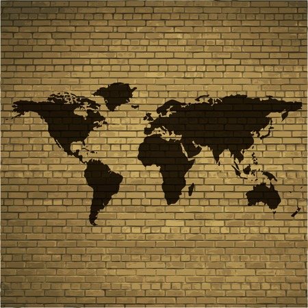 World map web icon, flat design. Vector illustration. EPS10のイラスト素材