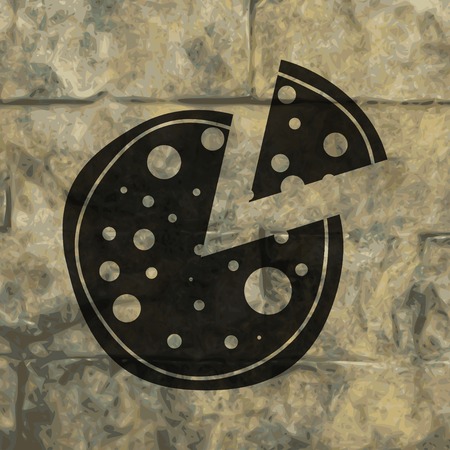 Photo camera diaphragm. Flat modern web button and space for your text. Vector. EPS10のイラスト素材