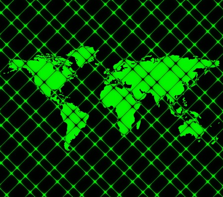 World map web icon, flat design. Vector illustration. EPS10のイラスト素材