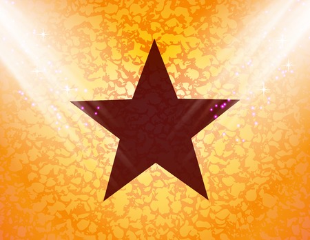 star. Flat modern web button and space for your text. Vector. EPS10のイラスト素材