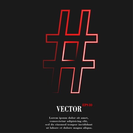 sharp. Flat modern web button and space for your text. Vector. EPS10のイラスト素材