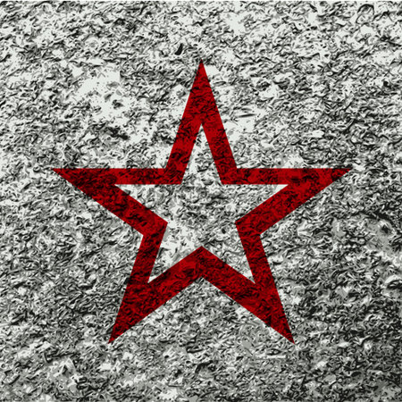 star flat design with abstract background.の写真素材