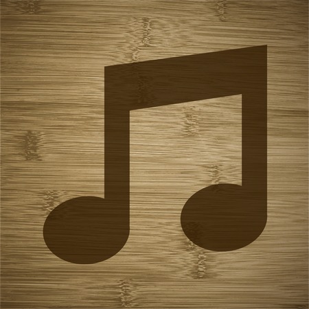 Music Notes Icons Flat with abstract background.の写真素材