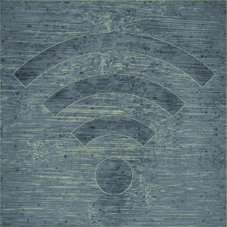 WI-FI. Flat modern web button  and space for your text. . の写真素材