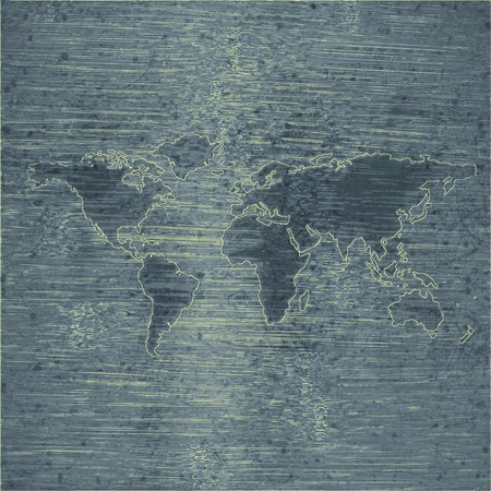 World map web icon, flat design.  illustration. の写真素材