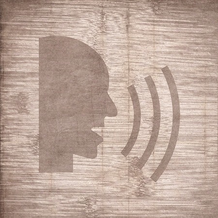 talking. Flat modern web button and space for your text. . の写真素材