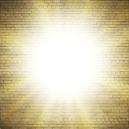 Abstract brick background.  blurry light effects. Vector. のイラスト素材