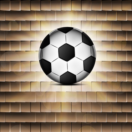 Soccer ball icon, flat design. Vector illustration. のイラスト素材