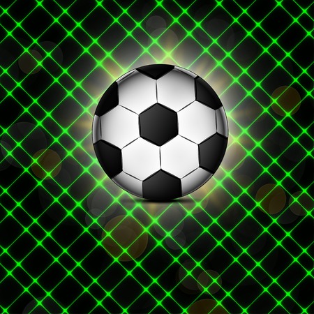 Soccer ball icon, flat design. Vector illustration. のイラスト素材