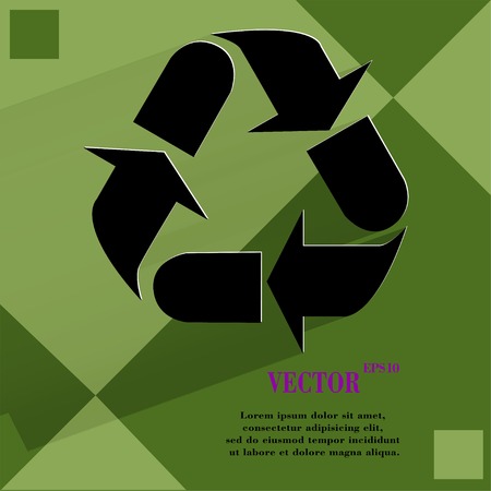 processing. Flat modern web design on a flat geometric abstract background   のイラスト素材
