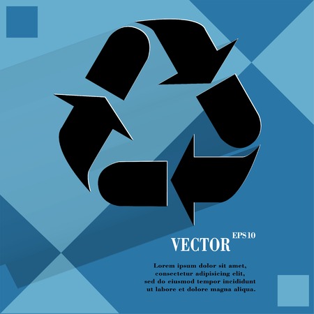 processing. Flat modern web design on a flat geometric abstract background   のイラスト素材