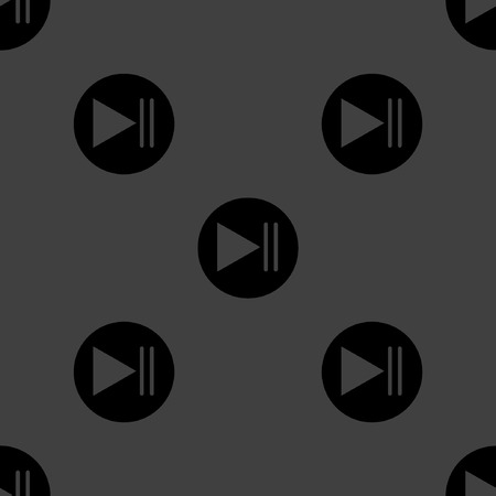 Play button web icon. flat design. Seamless pattern.のイラスト素材