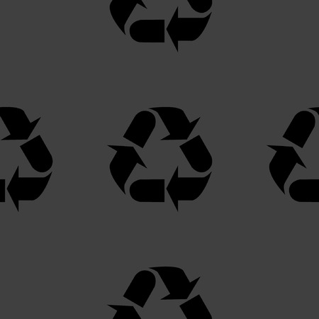 processing web icon. flat design. Seamless gray pattern.のイラスト素材