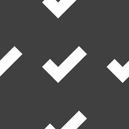 tick web icon. flat design. Seamless pattern. のイラスト素材