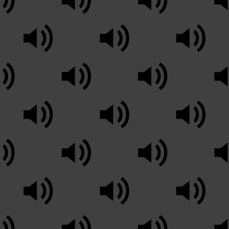Speaker web icon flat design. Seamless pattern. Vector EPS10の写真素材