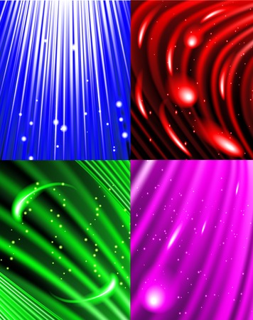 set of elegant abstract background with place for your textのイラスト素材
