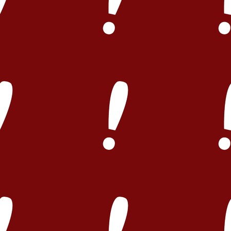 The exclamation point web icon. flat design. Seamless gray pattern.の写真素材