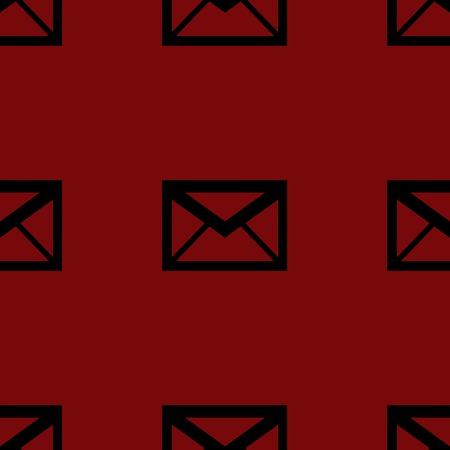 mail envelope web icon. flat design. Seamless pattern.の写真素材