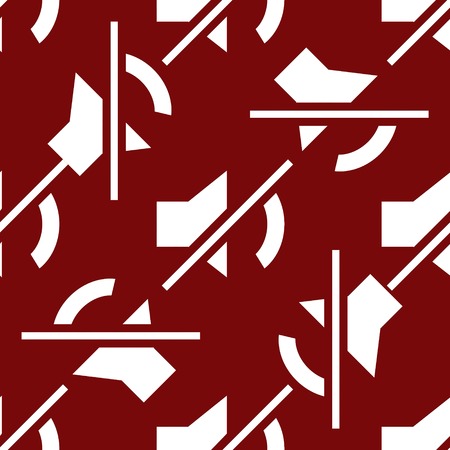Mute sound web icon. flat design. Seamless pattern.の写真素材