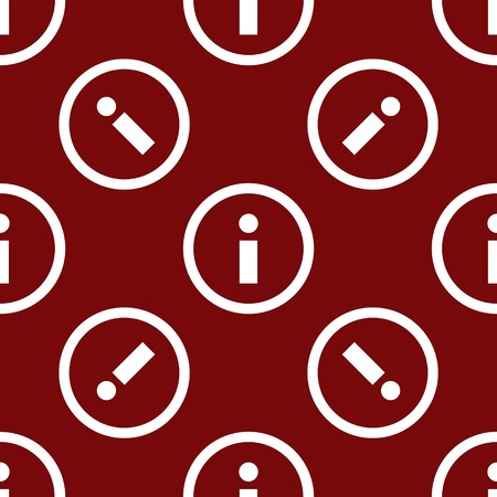 info web icon. flat design. Seamless pattern.の写真素材